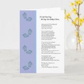 Het is nog maar een dag... nieuwe jongen kaart (Gele Bloem)