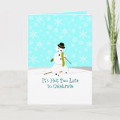 Het is nog niet te laat bedankkaart (Voorkant)