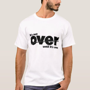 Het is nog niet voorbij - Uppercase Black Bold T-shirt