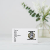 Het is nog nooit te laat om wiskeuzes te maken voo visitekaartje (Staand voorkant)