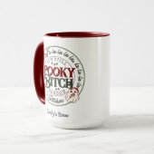 Het is nog steeds griezelig "B" seizoen Kerstmug Mok (Voorkant links)