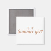 Het is nog zomer magneet (Voorkant / Achterkant)