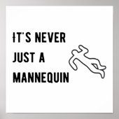 Het is nooit een mannequin poster (Voorkant)