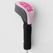 Het is nooit geluk, het is altijd God Golfheadcover (Schuin)