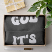 Het is nooit geluk, het is altijd God Tissuepapier (Geschenk)