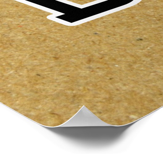 Het is nooit raar om een baard Poster te Draag (Hoek)