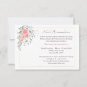 Het is Nooit Te Laat Accommodatie Bijgevoegde kaar RSVP Kaartje (Voorkant)