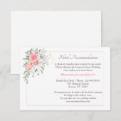 Het is Nooit Te Laat Accommodatie Bijgevoegde kaar RSVP Kaartje (Voorkant / Achterkant)