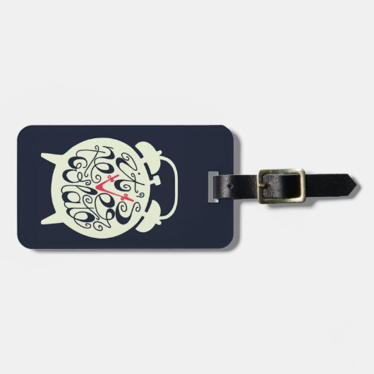 Het is nooit te laat bagagelabel (Voorkant horizontaal)