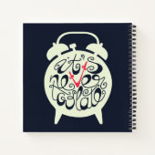 Het is nooit te laat notitieboek (Achterkant)