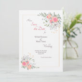 Het is nooit te laat om de datum op te slaan kaart (Staand voorkant)