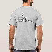 Het is nooit te laat om een gelukkige kindertijd t t-shirt (Achterkant)