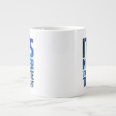 Het is nooit te laat om te beginnen grote koffiekop (Voorkant)