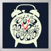 Het is nooit te laat poster (Voorkant)