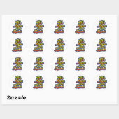 Het is nooit te laat ronde sticker (Vel)