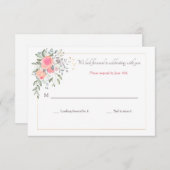 Het is nooit te laat RSVP kaartje (Voorkant / Achterkant)