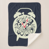 Het is nooit te laat sherpa deken (Voorkant)