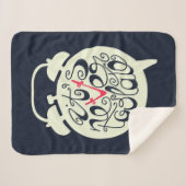 Het is nooit te laat sherpa deken (Voorkant (horizontaal))