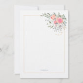 Het is nooit te laat uitnodigen voor tweede bruilo kaart (Achterkant)