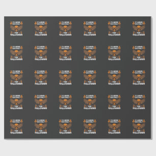 Het is nooit te vroeg Halloween Schedel Wingerd Wi Cadeaupapier