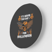 Het is nooit te vroeg Halloween Schedel Wingerd Wi Grote Klok (Hoek)