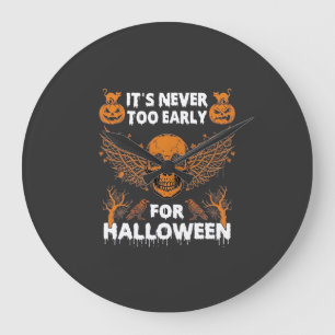 Het is nooit te vroeg Halloween Schedel Wingerd Wi Grote Klok