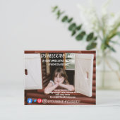 Het is nooit te vroeg om briefkaart voor de verkoo (Staand voorkant)