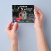 Het is nooit te vroeg onroerend goed marketing ans flyer (Hand)