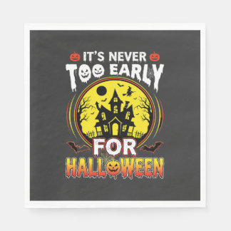 Het is nooit te vroeg voor een Halloween-spookhuis Servet
