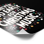 Het is nooit te vroeg voor kerstmuzikant foto afdruk (Hoek)