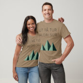 het is nooit zuur minimalistisch t-shirt (Unisex)