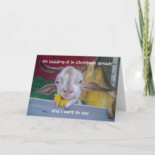 HET IS NU AL KERSTMIS FEESTDAGEN KAART (Voorkant)