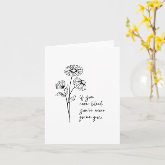 Het Is Nu Goed Kaart (Gele Bloem)