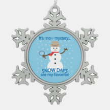 Het is NU Mystery Detective Snowman Blue