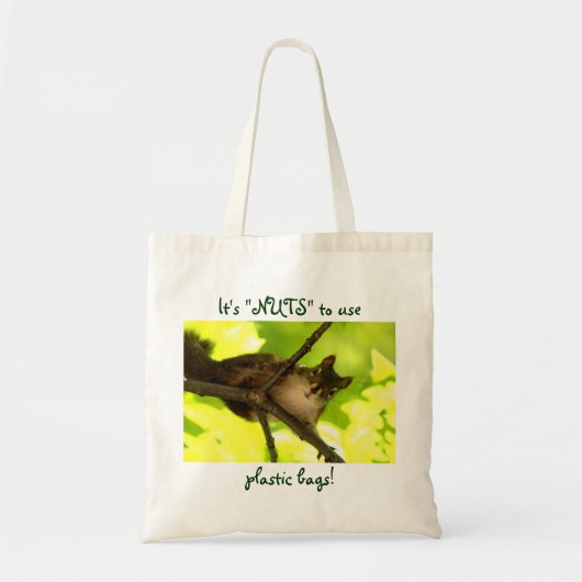 Het is "NUTS"-Canvas tas (Voorkant)