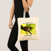 Het is "NUTS" Eekhoorn Canvas tas (Voorkant (product))