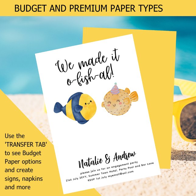 Het is O-FISH-AL Funny Cute Summer Vrijgezellenfee (Creator heeft geüpload)