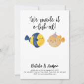 Het is O-FISH-AL Funny Cute Summer Vrijgezellenfee Kaart (Voorkant)