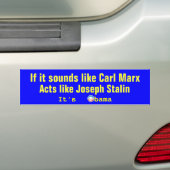 Het is Obama Bumpersticker (Op auto)