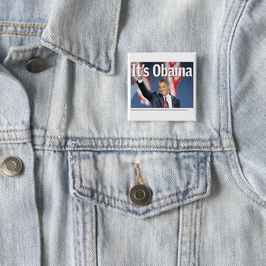 Het is Obama Button (In situ)