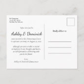 Het is officieel! Aankondiging van het huwelijk (Achterkant)