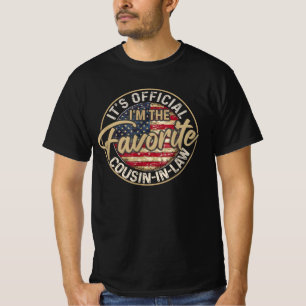Het is officieel dat ik de favoriete neef ben t-shirt