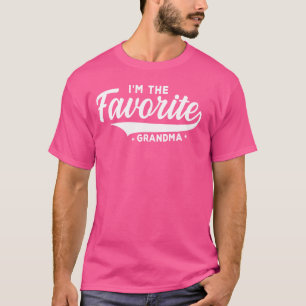 Het is officieel dat ik de favoriete oma-moeder be t-shirt