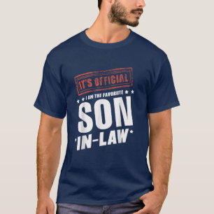 Het is officieel dat ik de favoriete zoon ben in d t-shirt