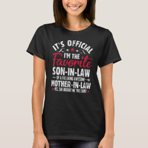 Het is officieel dat ik de populairste zoon in de  t-shirt