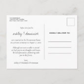 Het is officieel! Eenvoudige aankondiging van het  (Achterkant)