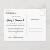 Het is officieel! Verloving Aankondigingskaart voo (Achterkant)