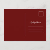 Het is officiële Elopement Wedding Aankondigingskaart (Achterkant)