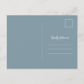 Het is officiële Elopement Wedding Aankondigingskaart (Achterkant)