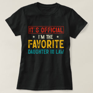 Het is Officier ik ben de favoriete dochter in de  T-shirt